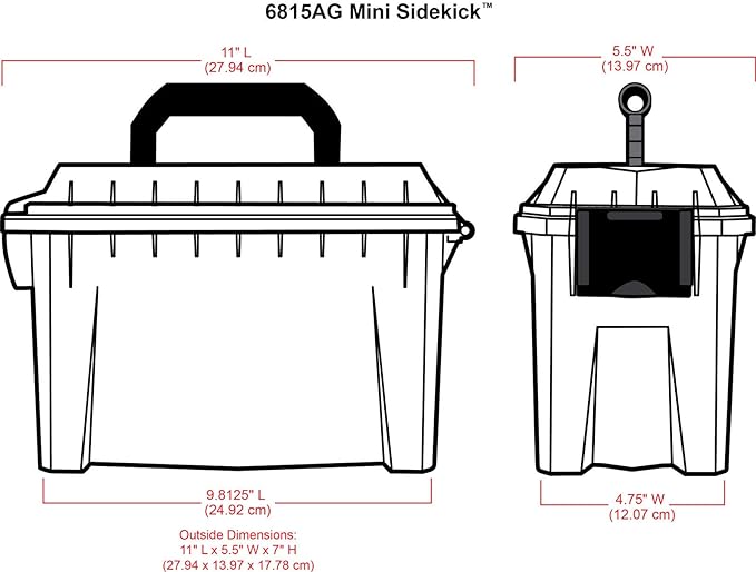 ArtBin 6815AG Mini Sidekick Carrying Case, Portable Art & Craft Organizer - Image 3
