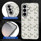 for Samsung Galaxy S26 Case, Cute Duck Pattern Glossy 2 in 1 Shockproof Bumper - Image 5