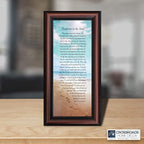 Footprints in the Sand Inspirational Wall Art, Beach Decor, Christian Gifts - Image 4