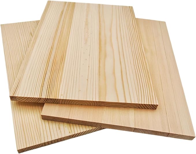 3PCS Rectangle Wood Boards Unfinished Wood Blocks by Anktily