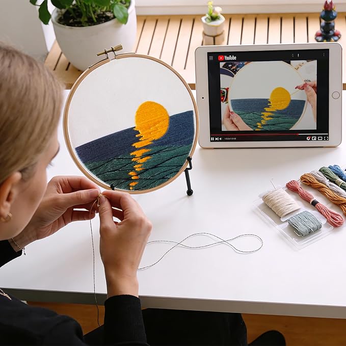 Embroidery Kits for Beginners Adults, Stamped Cross Stitch kits for Adult - Image 3