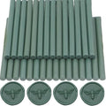 Olive Green Wax Seal Sticks, Sealingwax Gunsticks Set Wedding Invitations by ONWINPOR