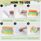 Threlaco 8 Packs Gel Printing Plates, Printmaking Supplies - Image 4