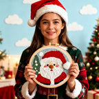 DIY Punch Needle Kits Santa Claus - Image 5