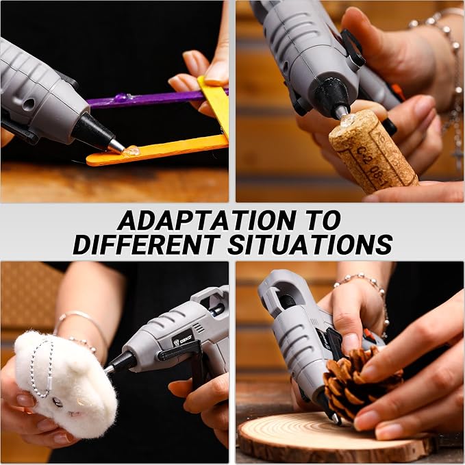 Mini Hot Glue Gun Kit：DEKOPRO 20Watt High Temp Glue Guns Tool - Image 7