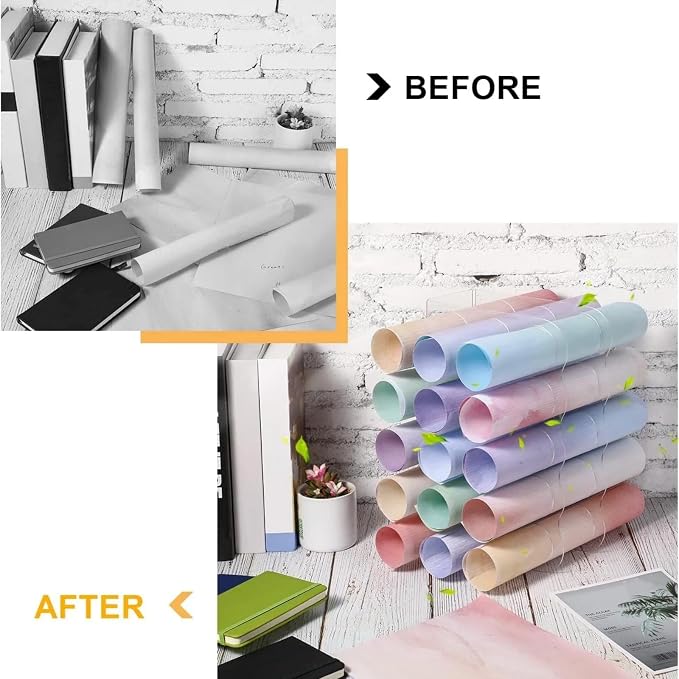 Outus Vinyl Storage Rack Acrylic 15 Holes Vinyl Roll Holder Craft Paper Storage - Image 5