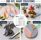 14 Polymer Clay Tools Acrylic Roller Clay Rolling Pin - Image 9
