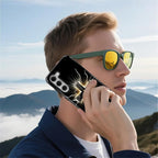for Samsung Galaxy S23 Plus Case, Cool Cross Pattern Glossy 2 in 1 Shockproof - Image 7