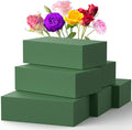 Upgraded 6 Pack Floral Flower Foam Blocks, Wet & Dry Florist Foam Styrofoam by AYNAUHX