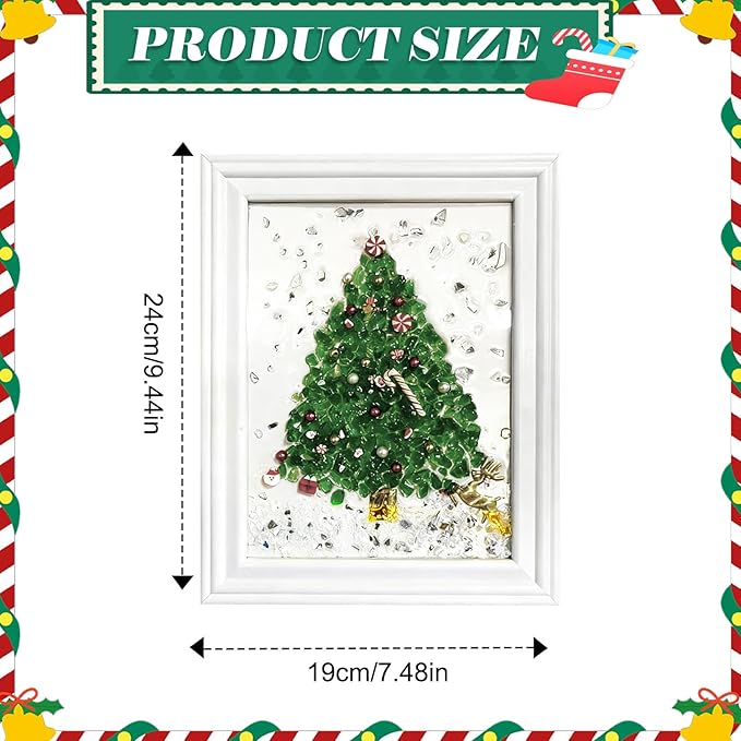 CIYOJA Sea Glass Christmas Tree Craft Kit - Image 7