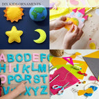 45Pcs Vibrant Felt Sheets for Sewing School Projects Party Craft Decoration | - Image 6