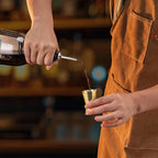 Briout Jigger for Bartending, Flat Edge Gold - Image 4