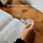 MAGDEPO 3X Page Magnifying Lens 4.75" x 7" Combo-Set 2 Bookmark Magnifier - Image 7