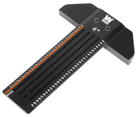 WEN 4-Inch T-Shaped Marking Ruler - Image 2