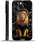 ZHEGAILIAN Case for iPhone 15 Pro Max, Galaxy Lion Gold Durable Shockproof by Home