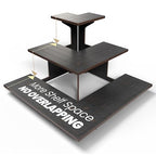 DS THE DISPLAY STORE Corner Black Wooden Tiered Display Stand by DSTheDisplayStore