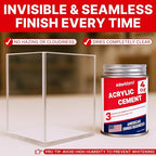 Acrylic Bonding Cement with Applicator Bottle 4 oz, Fast-Setting Glue - Image 4