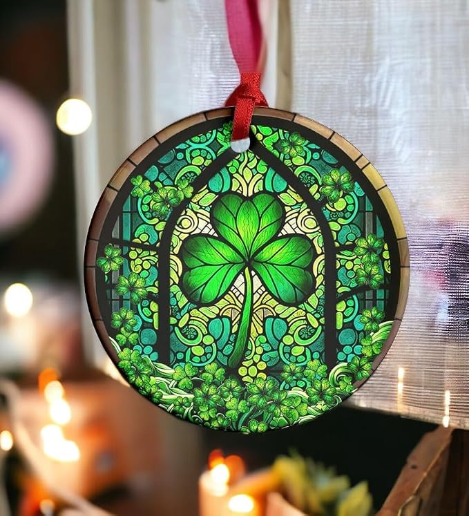 Irish St. Patrick's Day Ceramic Ornament - Image 3