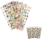 1041PCS Vintage Stickers, 18 Sheet Scrapbook Stickers Graffiti, Cute Vintage by Unknown