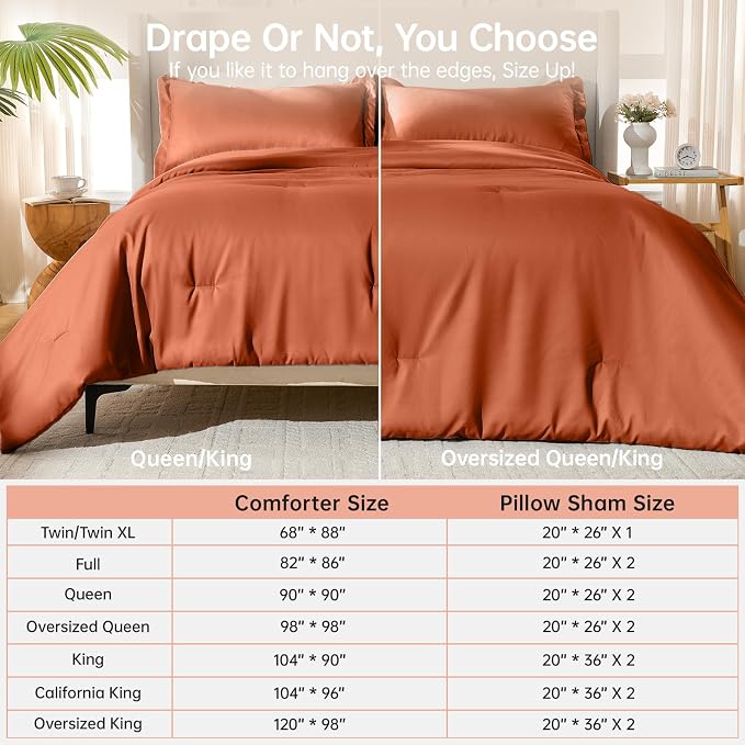 MUXHOMO Queen Comforter Set, All Season Ultra Soft Down Alternative Bedding - Image 8