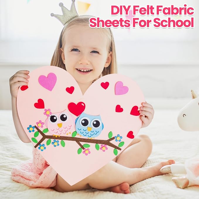Reginary 120 Pcs 8 x 10 Inch Felt Sheets Bulk - Image 6