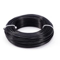 Fashewelry 180 Feet 12 Gauge Aluminum Wire Black Bendable Metal Craft Wire by FASHEWELRY