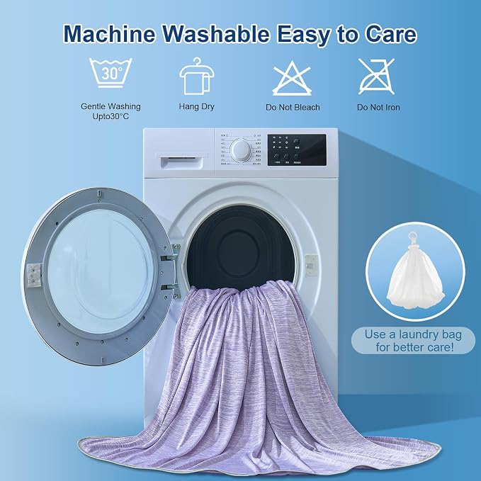 KMUSET Cooling Blanket Twin XL, Double Sided Summer Cooling Blankets - Image 7