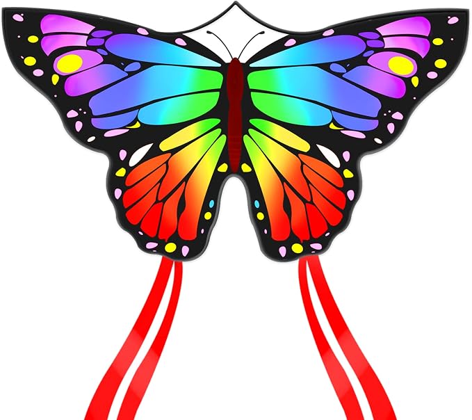 Butterfly Kites for Kids and Adults, 300ft String Handle Included by Kaiciuss