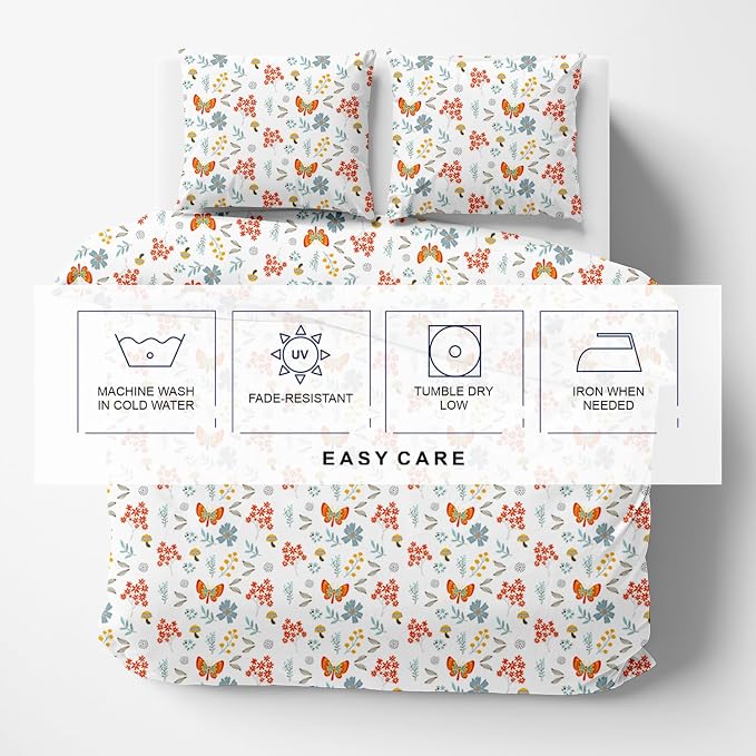 Kotton Culture 3 Pc King Size Duvet Cover Set- 100% Egyptian Cotton 600 Thread - Image 6
