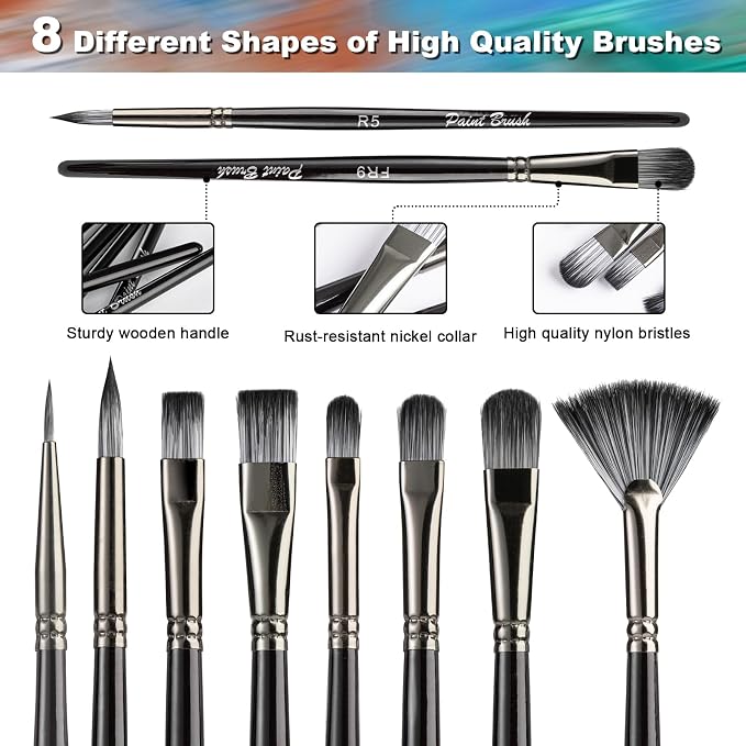 Inburit Acrylic Painting Kit for Adults & Kids - Image 3