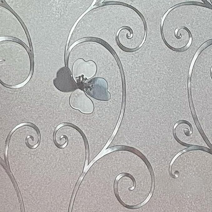 Niviy Window Privacy Film Frosted Window Glass Film No Glue Door Windows by Niviy