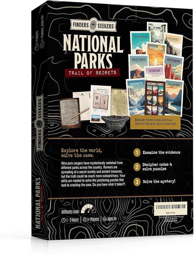 Escape Room Game for Adults – National Parks Mystery Adventure, Solve the Case - Image 8