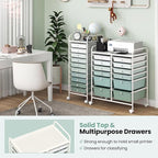 BECOMFORT 12-Drawer Rolling Cart - Image 7