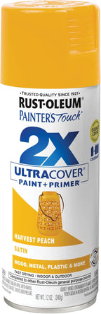 Rust-Oleum Painter's Touch 2X Ultra Cover Spray Paint, Satin Harvest Peach | by Rust-Oleum