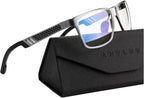ANYLUV Blue Light Blocking Glasses Men Computer Gaming Glasses Lightweight by ANYLUV