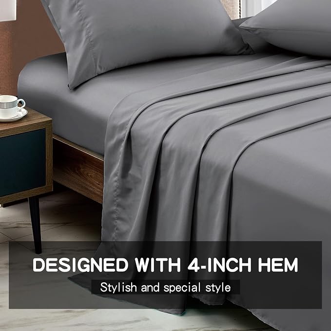 FreshCulture King Flat Sheets Only 2 Pack - Image 2