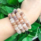 Songxi 5x8mm Pink Aventurine Rondelle Beads, Gemstone - Image 7