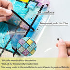 Bloss Stained Glass Window Film, 3D Rainbow Windows Privacy Film, Decorative - Image 7