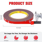 HitLights Double Sided Tape Heavy Duty, Waterproof Strong Mounting Adhesive - Image 6