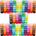 Air Dry Clay, 180 Packs Colored Foam Clay, Moldable Foam Clay Super Light Air by WOLWEFA