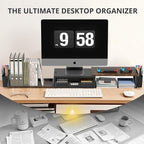OPNICE Desk Organizers and Accessories, Dual Monitor Stand Riser - Image 5