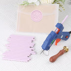 Pink Sealing Wax Sticks, WASOHLING 20Pcs Glue Gun Wax Seal Sticks - Image 3