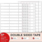 520pcs Double Sided Tape Wall Nano Sticky Dots Mounting Putty Two Sided by Fengnuo