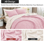 MUXHOMO 7 Pieces Full Comforter Set, Reversible Bed in a Bag Full Size - Image 3