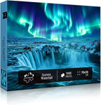 Aurora Waterfall Puzzles for Adults 1000 Pieces, Impossible Hard Challenging - Image 4