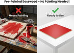 4 Pack Pre-Painted Colored Plywood Sheets, DIY Crafts, Models Making - Image 3