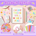 1328 PCS Foam Letter Stickers, Foam Alphabet Number Shape Stickers, Self - Image 3