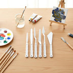 Plastic Palette Knives Set, 30 Pieces Spatula Palette Knives Thin Flexible Art - Image 6