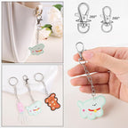 BESARME 1130PCS Keychain Making Kit Jump Rings - Image 7