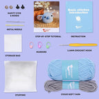 Crochet Kit for Beginners: Elephant Crochet Kit for Adults, Include Easy to Use - Image 3